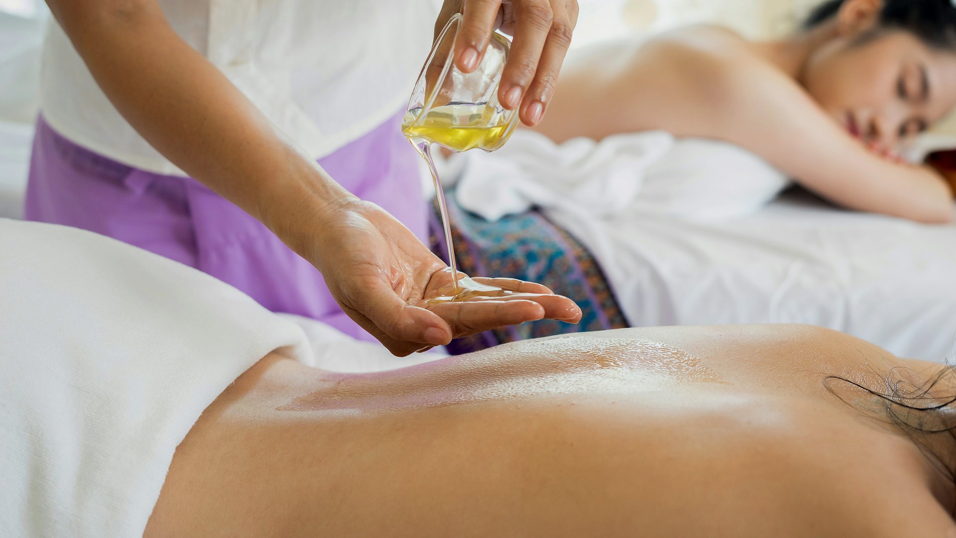 Balinese spa inspired ritual and wellness ambience
